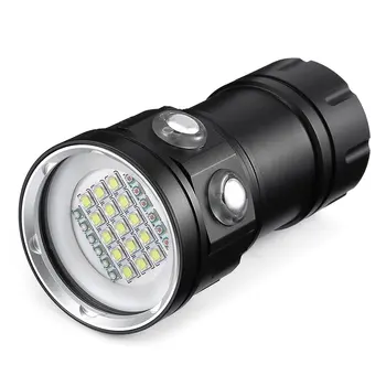 LED Potápačská Baterka XHP90 LED Fotografie, Video svetlo pod vodou 100m vodotesné Taktické baterky Lampy