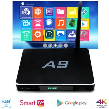 Android 6.0 TV Box 5G, WiFi, 2GB 8GB HD 4K H. 265 Bluetooth 4.0, TV Prijímač Media Player Amlogic S905X Quad Core Smart Set-Top-Box