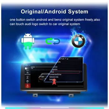 Carplay WIFI 4G Android 10 Systém Auto GPS Navi Pre BMW E87 E81 E82 E88 4+64GB 8 Jadro 1920*720 IPS Dotykový Displej Auto Multimediálne