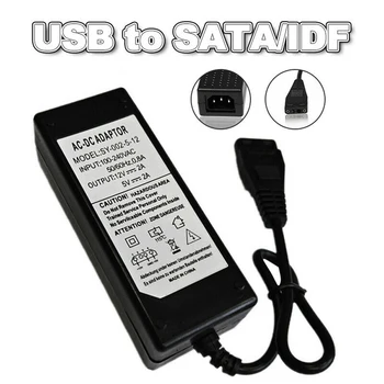 Vysoká Kvalita 12V/5V 2.5 USB ak IDE/SATA Napájania Adaptér Pevný Disk/HDD/CD-ROM AC DC