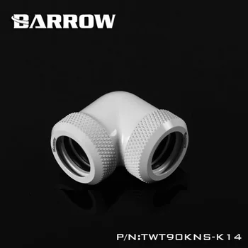Barrow TWT90KNS-K14, 90 Stupeň Pevného Tvarovky, G1 / 4 Adaptér Pre 14 mm Pevný Rúry ethernet stene doskou gadget nohy skrutka