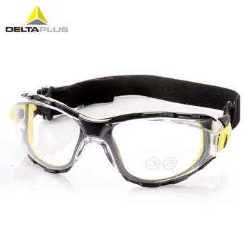 Deltaplus bezpečnostné okuliare nastaviteľný popruh vietor-dôkaz, protiprachová, ochranné okuliare, splash-dôkaz, jazda na koni práce okuliare
