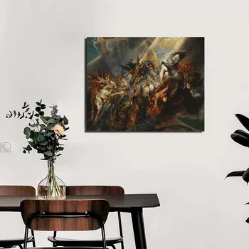 Peter Paul Rubens Páde Phaeton Plátno Na Maľovanie Vytlačí Obývacia Izba Domova Umelecké Diela Moderné Nástenné Art Olejomaľba Plagáty