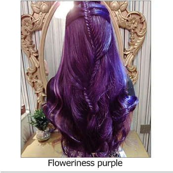 Populárne Profesionálne trvalé vlasy krém Farba Vlasov farbenie floweriness fialové modré fashing modelovanie Pohodlné, Super Farbenie Vlasov