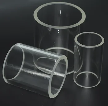 Borosilikátového skla stĺpec, Vonkajší priemer 100 mm , Výška 50 mm, Borosilikátového skla trubice,Hrúbka 5mm/7mm/10 mm(Chyba ±1 mm)