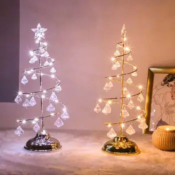 Led Svetlá na Výzdobu Rozprávkových Svetiel Crystal Vianočný Stromček Spálňa String Svetlá pre Priateľku, Deti, Dieťa Darček