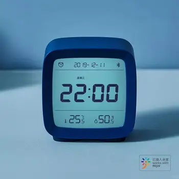 Na sklade Xiao Cleargrass Bluetooth Budík inteligentné Ovládanie Teplota Vlhkosť Displej LCD Displej Nastaviteľný Nočného