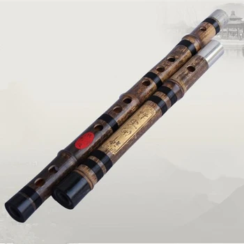 Profesionálne Čínsky Bambusová Flauta Dve Časti Koncertu Dizi C/D/E/F/G Tlačidlo Priečna Flauta Woodwind Hudobné Nástroje, S Bag