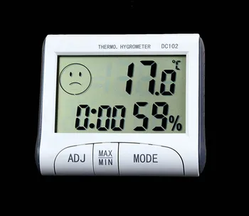 LCD Teplota Vnútorné Miestnosti Digitálny Vlhkomer Vlhkosť Meter, Teplomer