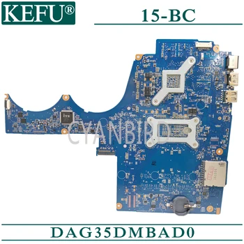 KEFU DAG35DMBAD0 pôvodnej doske pre HP 15-BC s I5-7300HQ GTX1050-2GB/4GB Notebook doska