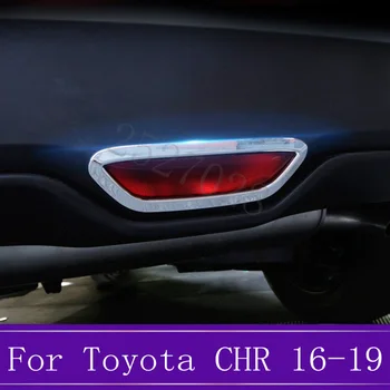 ABS Chrome Auto Zadné Brzdové Svetlo Výbava koncových svetiel Kryt Rámu Auto Styling Dekorácie Príslušenstvo vhodné Pre Toyota CHR C-H 2016-2019