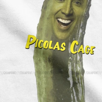 Picolas Klietky pánske Tričká Nicolas Cage Zábavné Meme Úžasné Tee Tričko Krátky Rukáv T-Shirt Čistej Bavlny Vytlačený Topy