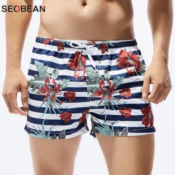 SEOBEAN značky farebné šortky pánske board šortky mužov voľný čas letné beach šortky, plavky pre mužov
