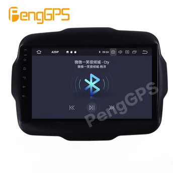 Pre Jeep Renegade-2018 Android Rádio Multimediálne 2 Din DVD Prehrávač, GPS Navigáciu, Dotykový Displej Headunit 360 Fotoaparát PX6