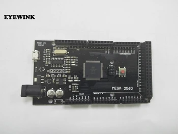 Mega 2560 R3 CH340G/ATmega2560-16AU MicroUSB. Kompatibilné Pre Mega 2560 Bootloader (Modrá/Čierna) Pre Arduino