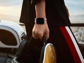 Luxusné Daimond Oceľové Hodinky, Náramok pre Apple Hodinky 6 5 4 SE 42mm 38mm Ženy Watchband pre IWatch Serise 6 5 4 3 40 mm 44 mm
