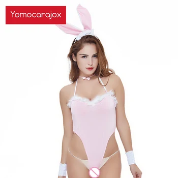 Dámy Cosplay Kostým Bunny Dievča Vyhovuje Sexy Roztomilý Strany Kostýmy Roleplay sexy spodnú bielizeň latexové šaty cosplay kostým