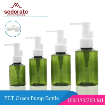 Sedorate 30 ks/Veľa Plastové PET Naplniteľné Fľaše Pre Kozmetický 50ML 100 ML 150 ML 200 ML Cleansing Lotion Čerpadla Kontajnerov JX029
