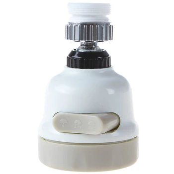 5.5 * 8.5 CM 3-režim spray Hnuteľný Kuchyňa Ťuknite na Hlavu Univerzálny 360 Stupeň Nerezové Batérie, Úsporu Vody, Filter