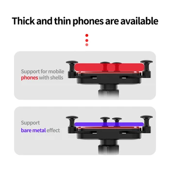 Závažnosť Auto Držiaka Telefónu Air Vent Klip Mount Žiadne Magnetické Podpora Mobilných Mobilný Stojan Pre iPhone Samsung Xiao sa Môže Otáčať 360