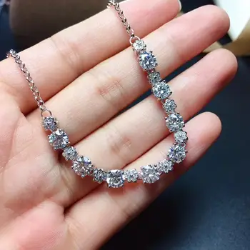 Moissanite D VVS Žien Náramok 925 čistého striebra diamantový náramok najnovší štýl hot predaj propagácia
