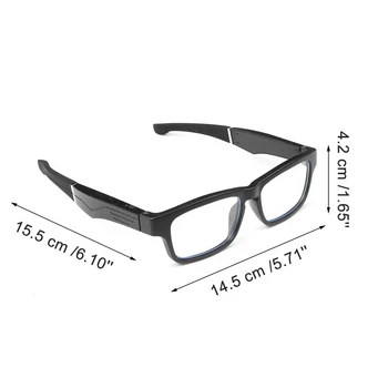 ANTI-MODRÉ Šošovky Polarizované Okuliare Smart bluetooth 5.0 Slúchadlá Reproduktor Anti UV Stereo Slúchadlá Hudbu Okuliare Ovládač Okuliare