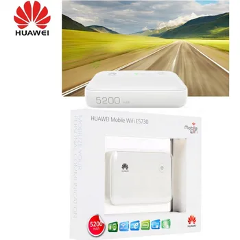Huawei E5730 43.2 Mpbs 3G Mobilný WiFi Hotspot s Ethernet Port a 5200mAh Power Bank (3G v Európe, Ázii, Blízkom Východe, Afrike