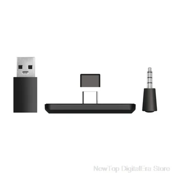Bezdrôtový Bluetooth Audio Prijímač, vysielač Adaptér USB-C s Mikrofónom Pre Prepnutie / PS4 PC O15 20 Dropshipping