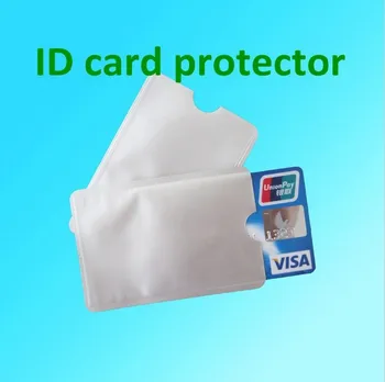 100ks/veľa prázdne Anti Theft RFID Kreditnej Karty Chránič RFID Blokovanie Rukávy Hliníkové Bezpečnostné Štít držiteľ doprava zadarmo