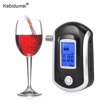 Kebidumei Profesionálny Alkohol Breathalyzer Mini Alkohol Tester Digitálny LCD Breath Alkohol Tester Diagnostický Nástroj