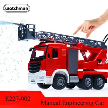 Príručka Inžinierstvo Automobilová E227-002 Požiaru Truck 1:20 Detí Toy Model Auta, Príručka Zotrvačnosti Inžinierstva Vozidla Pre Požiarne Striekačky Muž