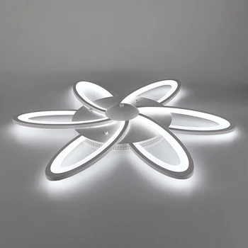 Moderné Akryl Dizajn LED Stropné Svietidlá kvet tvar namontované Akryl Stropné svietidlo Svietidlo pre dieťa deti miestnosti Stmievanie Lustr