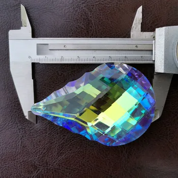 Farba Crystal Prism Luster Časti Prívesok Sklenené Závesné Suncatcher Korálky Garland Domov Svadobné Okno Dekor Figúrka Ornament