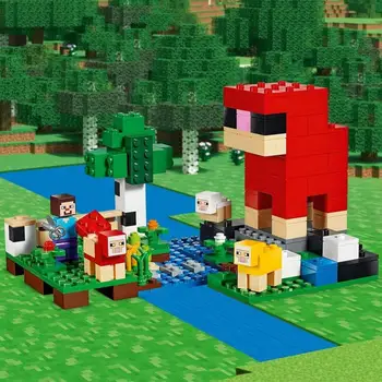 Lego Minecraft, vlna farmy (21153), originálne, Minecraft, 260 kusov Lego, minecraft hračky, stavebné, Steve minifigures
