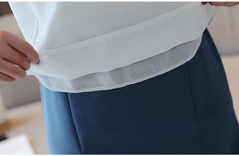 Kórejský Štýl Ženy, Blúzky, Jar Roku 2019 Jeseň nové blúzky tričko vyšívané čipky rukávy dlhé rukávy šifón Čerstvé biele 807A3