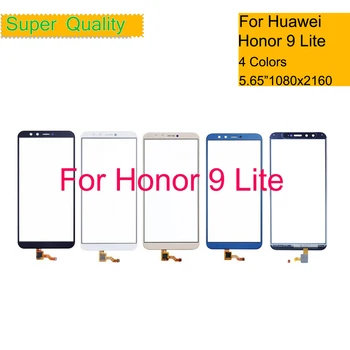 10Pcs/veľa Dotykový displej Pre Huawei Honor 9 Lite 9LITE LLD-AL00 LLD-AL10 LLD-TL10 Dotykový Panel Senzor Digitalizátorom. Predné Sklo