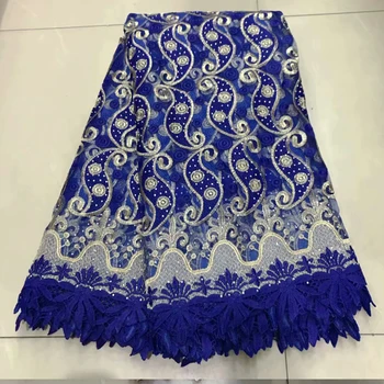 Farebné Afriky Čipky Textílie 2019 Výšivky Nigérijský Korálky Čipky Textílie.Vysoko Kvalitné Kamene Francúzskej Čipky A Tylu Textílie Pre Ženy