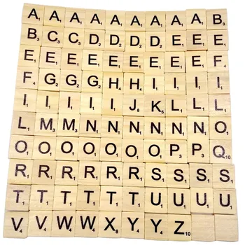 Montessori Dieťa Vzdelávacie Jazyk Anglickej Abecedy Deti Učia Abecedu Alfabet Scrabble Písmená Drevené Hračky Pre Deti