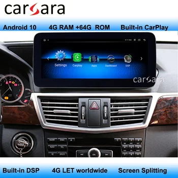Pre Mercedes W212 Android 10 Navigator10.25 Auta Multimediálny Prehrávač na Obrazovke Upraviť Carplay postavený Carplay podpora 4G NECHAŤ na celom svete