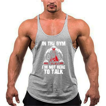 Bežecká tank topy musculation vesta kulturistike oblečenia a fitness mužov tričko telocvični Stringer tank top mužov tielko