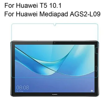 Pre Huawei ipad T5 10.1 palcový 2.5 D 9H 0.26 mm Tvrdené Sklo Ochranné Screen Protector Fólia Pre Huawei C5 10.1 BZT-W09 BZT-AL00