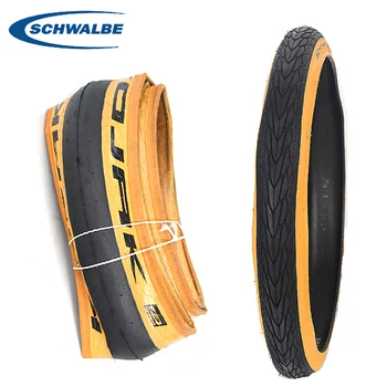 Schwalbe KOJAK JEDEN 349 16inch oceľ pneumatiky maratónec EXO ultra ľahké retro žlté strane pneumatiky 35-349 16 * 1.35 skladacie pneumatiky