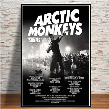 Plagáty a Vytlačí Arctic Monkeys Hudobná skupina Citát Plagát na Stenu Umenie Obrázok Plátno na Maľovanie Pre Miestnosti Domova картины на стену