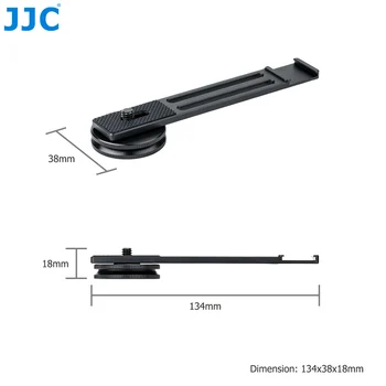 JJC Vlogging Video Mikrofón Studenej Obuvi Rozšírenie Držiak pre Sony A6600 A6100 A6500 A6400 Vlog Príslušenstvo VideoMaker Anketár