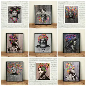 Obrázok na Stenu Umenie Graffiti Portrét Obrázky Plátno na Maľovanie Domova Abstraktné Žien Obrázky Bansky umenie Pop Plagáty a Výtlačky