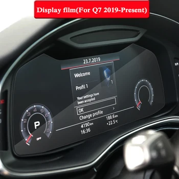 Auto Styling GPS Navigácie Film Panel Sklo Displeja Film Climate Control Príslušenstvo Pre Audi Q7 4M 2016-2020