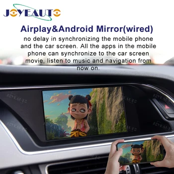 JoyeAuto Pre Audi A4L A5 A5 C6 MMI 2010 - 2016 Bezdrôtový Apple Carplay Android Auto Zrkadlenie iOS Auto Prehrať Video Multimediálne Okno