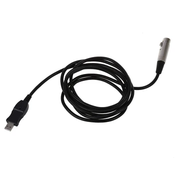 Wholesale5pcs*USB Mužov a 3 Kolík XLR Mikrofón MIC Studio Audio Kábel Odkaz