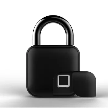USB Nabíjateľné Smart Lock Keyless Odtlačkov prstov Zámok IP65 Vodotesný, Anti-Theft Bezpečnostný Visiaci zámok Dverí Batožinového Prípade Zámok FLL3