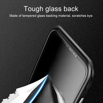 Kovové Magnetické puzdro pre Samsung Galaxy s rezacím zariadením S10 Plus S10E Prípade Magnetické Adsorpcie Sklenený Kryt pre Samsung S9 S8 Plus M20 A50 Prípade